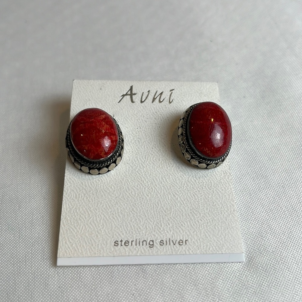 Auni | Sterling Silver Stud Earrings Statement Jewelry